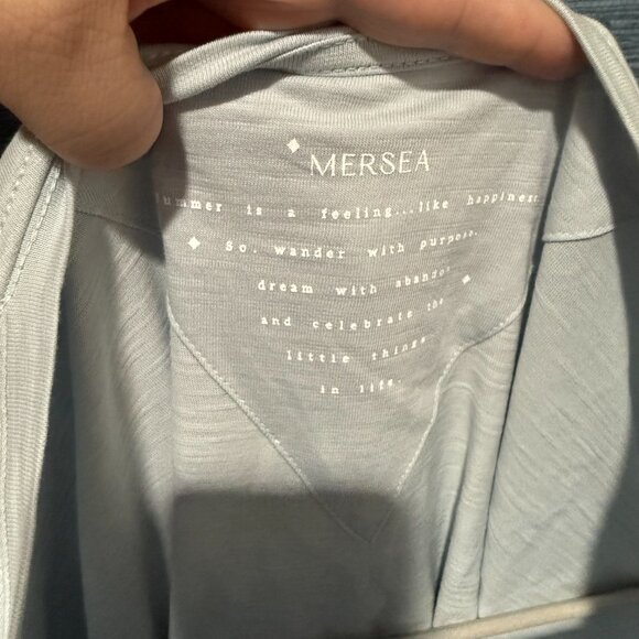 MER-SEA Catalina Slub Tee One Size Light Blue - Picture 7 of 9